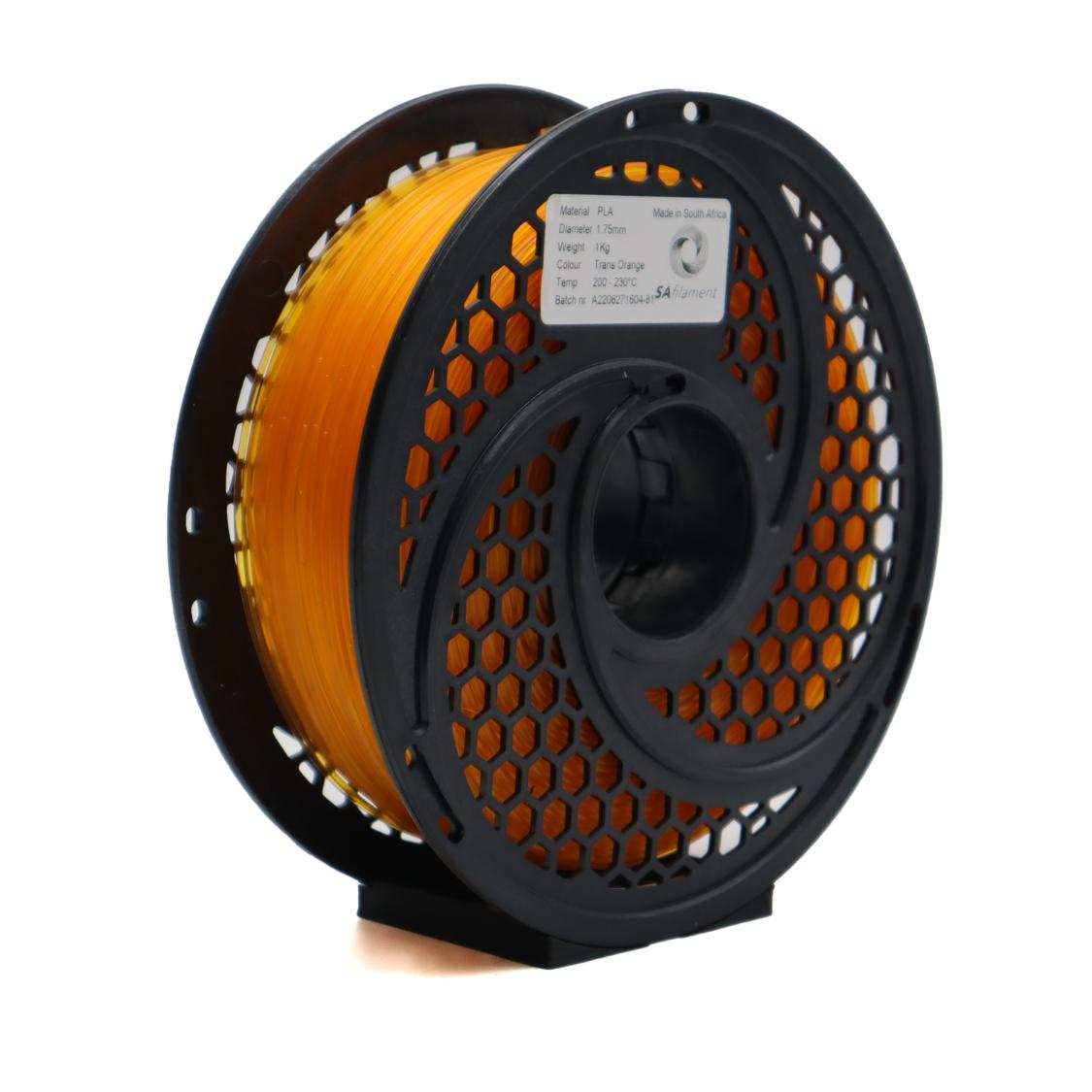 PLA Translucent Orange Filament 1kg, 1.75mm